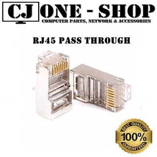 ☢❂۞RJ45 Metal Shielded pass through Connectors (1)