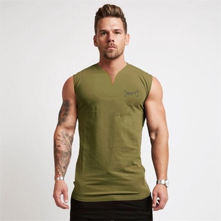 New Workout Mens Training Fashion Casual Tank Top Running Gym Clothing Bodybuilding Fitness Singlets