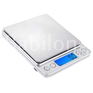 (LP) Kitchen Scale USB Rechargeable Jewelry Scale High Precision 0.1g English Mi