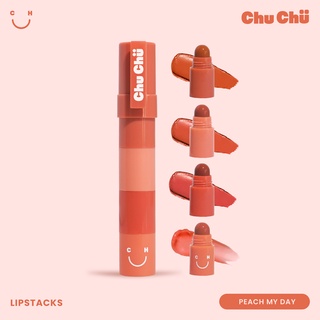 Chu Chu Beauty Lipstack In Peach My Day