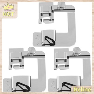 Dcline Multi-functional Domestic Sewing Machine Foot Presser Hem Crimping Feet