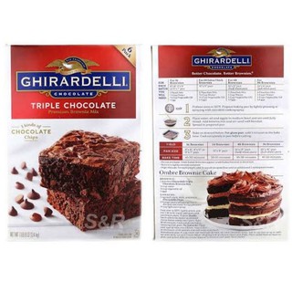 Ghirardelli Triple Chocolate Premium Brownie Mix 3.4kg