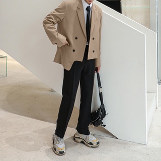 SUPER-M Outdoor Wear Men Long Sleeves Asymmetry Suit Coat