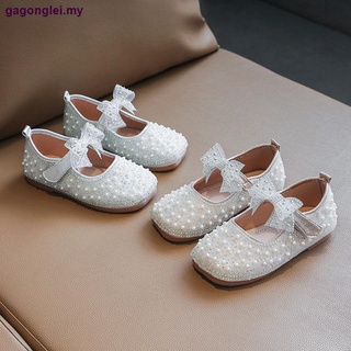 Rhinestone girls princess shoes spring 2021 new children s bow single shoes soft sole student performance shoes dance shoes