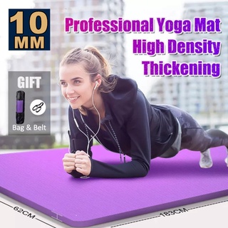 10MM TPE Yoga Mat Non Slip yoga Excercise yogamat