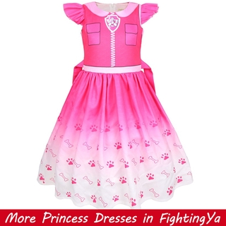 【PAW Patrol】Princess Dress Carnival Party Patrol Dog Cosplay Kid Skye Costume Dress Mascot Chase Dog Children Suit Chase Cosplay Girls Role Play Clothes