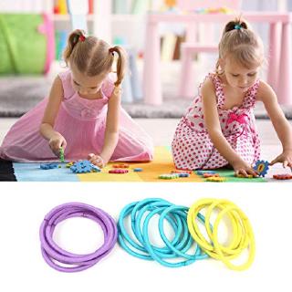 50/100pcs Lot Colorful Elastic Hair Band Ponytail Hair Band, Kids Hair Ropes Rubber (4)