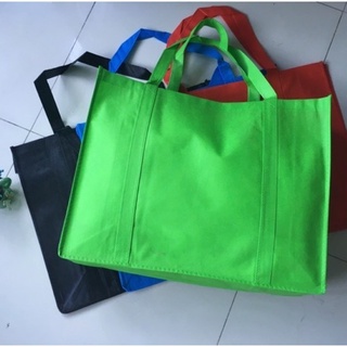 Eco Bag Long Handle XXL big size Plain Non-woven Shopping Storage ecobag