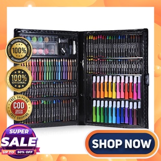 Original 168pcs Drawing Pen Art Set Kit Painting Sketching Color Pencils Crayon Oil Pastel Water Col