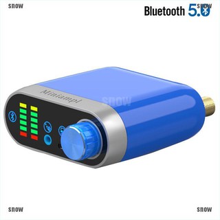 {snow}Bluetooth 5.0 Wireless Power Amplifier Stereo HiFi Digital Amp 50W+50W