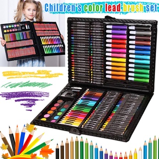 drawing school supplies color pencil painting 150 Pcs Kids Art Set Children Drawing Set Water Color