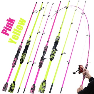 Spinning/Casting Fishing Rod 2 Section 1.85M ABS Fiber Reel Seat Fishing Pole Fishing Rod tackle (3)