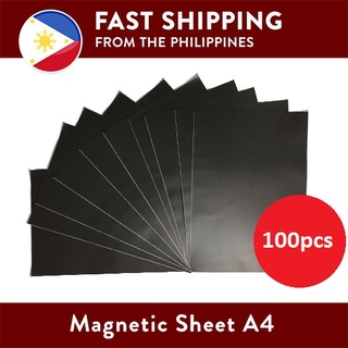 Rubber Magnetic Sheets A4 with Adhesive Magnet Manila