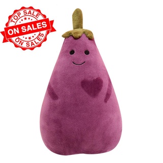Eggplant Plush Doll Soft Simulation Vegetable Stuffed Xmas Plush Gift Toys Plush Hot 2021 Kids H7A1 (1)