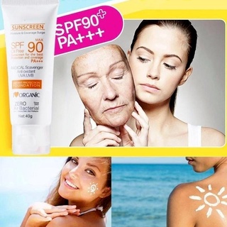 Facial Body Sunscreen Whitening Sun Cream Sunblock Skin Protective Cream Moisturizing SPF 90 (7)