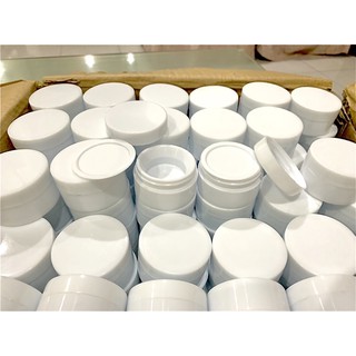100 pcs. (10g) Cream Jar white