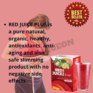 Red Juice Plus (7 Sachets or good for 3-4 Liters) Organic Super Food Powdered Juice Cliqueon. (2)