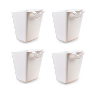 4pcs/set Portable Hanging Storage Bucket Plastic Container for Kitchen Sundries (1)