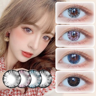 2PCS 1 Pair Starshine Big Eye Makeup Contact Lens Soft Color Contacts