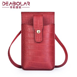 Wallet Women Crocodile Pattern Mini Phone Bag Credit Card Holder Ladies Shoulder Bag Small Crossbody (1)