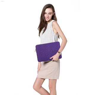 Laptop Bags & Cases♞Laptop Pouch 14/15 inch Zipper Soft Sleeve high quality (Diamond pattern Bag)