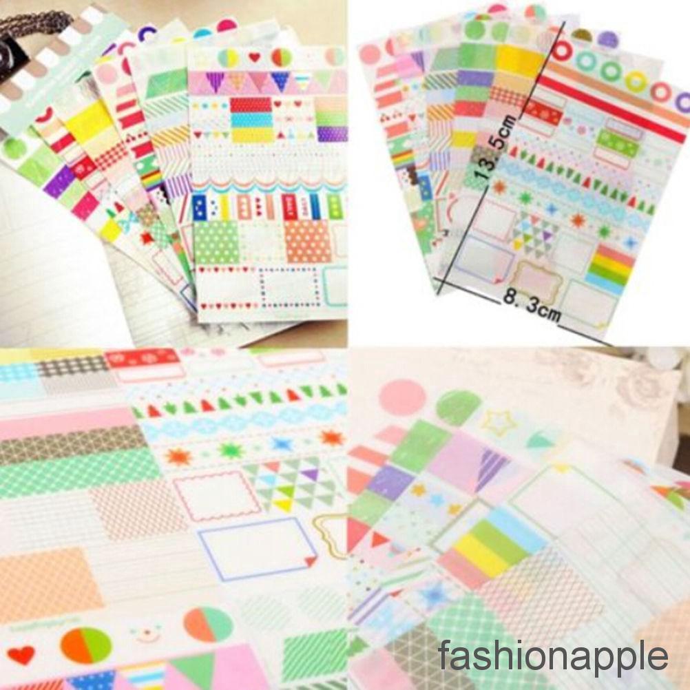 Calendar Diary Book Decor Paper Planner Sticker Fashionapple