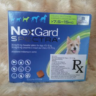 NexGard Spectra 7.5-15kg (3 Tablets)
