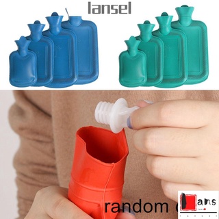 LANSEL Warm Supplies Hand Warmer Explosion Proof Water Injection Bag Hot Water Bottle Old Fashioned Keep Warm Plain Twill Thicken Rubber