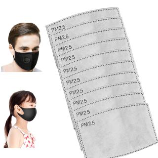 10/20/50Pcs Mask Gasket PM2.5 Filter 5 Layer Protective Filter Activated Carbon Mask Filter Dustproof Filter Pads (5)