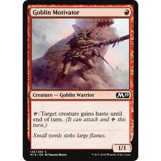 Magic the Gathering : Goblin Motivator - MB1 - MTG Red Goblin Warrior