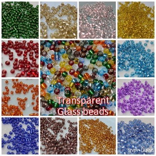 3mm CLEAR SEED BEADS many color beads clear color glass beads 50 grams per pack