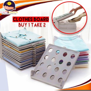 (Buy 1 Take 2) T-Shirts Board Organizer Clothes Folder Storage for Closet Drawer (1)