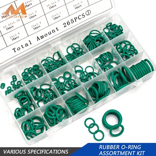 Black/ Purple/Green NBR Rubber Ring O Ring Green Fluoro FKM and Red White Silicone VMQ O Rings Rubber o ring rubber seal silicone seal ring Durable O-Ring Replacement Kit Oring Sets O Ring Set O-Ring Rubber O-ring set