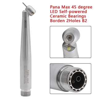 E-generator Pana Max Dental LED 45 Degree High Speed Handpiece Self-powered Turbo Handpiece Standard 2 Hole/4 Hole (5)
