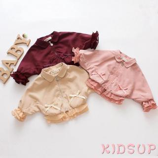 ✿KIDSUP✿Kids Baby Girls Outerwear Zipper Coats Autumn Winter (1)