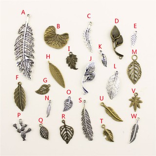 CallaLilyLeaves Cactus Charms For Jewelry Making Accessories