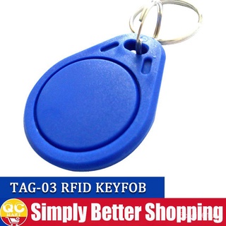 @ღ13.56MHZ RFID Keyfob IC keytag door access control IC keychains blue keyfobs time attendance☼@ Vxp
