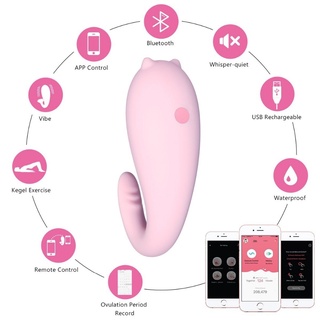 YOVn Intelligent Wireless App Remote Control Vibrator Soft Silicone Dildo Bluetooth Connect Masturba (7)