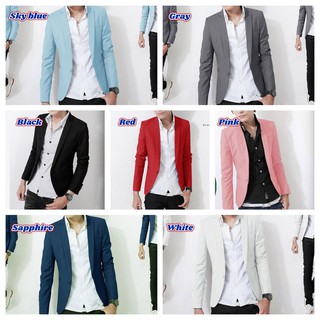 Men's Korean Blazer Slim Fit Suit