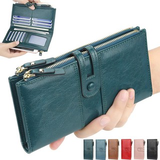 Baellerry Women Purse Zip Purse Woman Long Wallet Women's Mobile Phone Bag