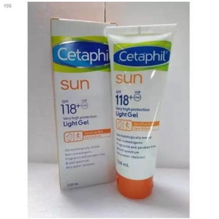✣✷Cetaphil Sunblock SPF 118+ Light Gel (Face & Body) 118ml/sunscreen protection