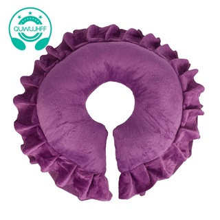 Facial Massage Sleeping Pillow for Beauty Salon Massage Tool Beauty Spa Bed with Hole Pillow-Purple