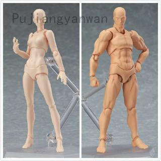 Figuarts CHAN & KUN Male Female Movable 5" Action Figure Body Model Hand