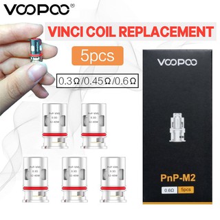 5PCS VOOPOO VINCI Coil Mod Pod Kit 0.3/0.45/0.6ohm PnP-VM1 Mesh Coil Vape Occ VINCI X 45hU