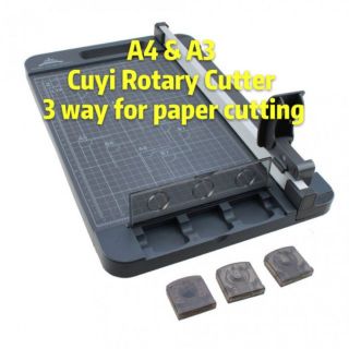 Cuyi Rotary Cutter for 3 way paper cutting
