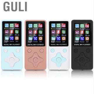 Guli Bluetooth MP3 / MP4 player with headphones 1.8 '' portable music supports 32G memory card radi (3)