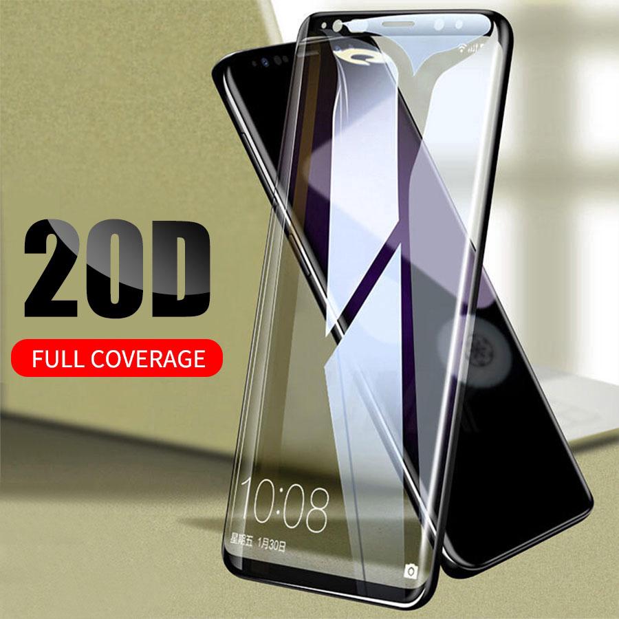 20D Samsung Galaxy Note 9 8 S9 S8 Plus Note 20 10 S21 S20 Ultra S10 Plus Full Cover Tempered Glass Screen Protector