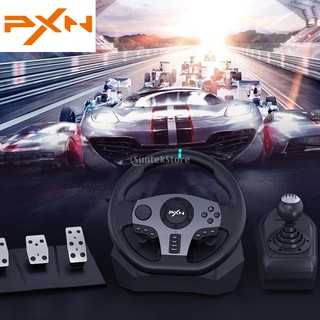 2021 Newest Gaming Steering Wheel Pedal PXN-V9 Pro Gamepad Racing Manual Transmission Vibration For PC/PS/Xbox-One/Switch 900°Pro