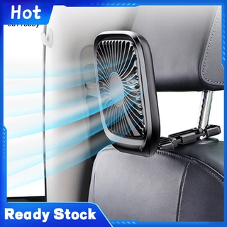 KDCL- Solid Color Car Fan Car Rear Seat Fan Long Lifespan for Summer