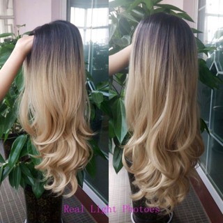 ★_★ABB-Fashion Women Natural Long Curl Hair Blonde Full (3)